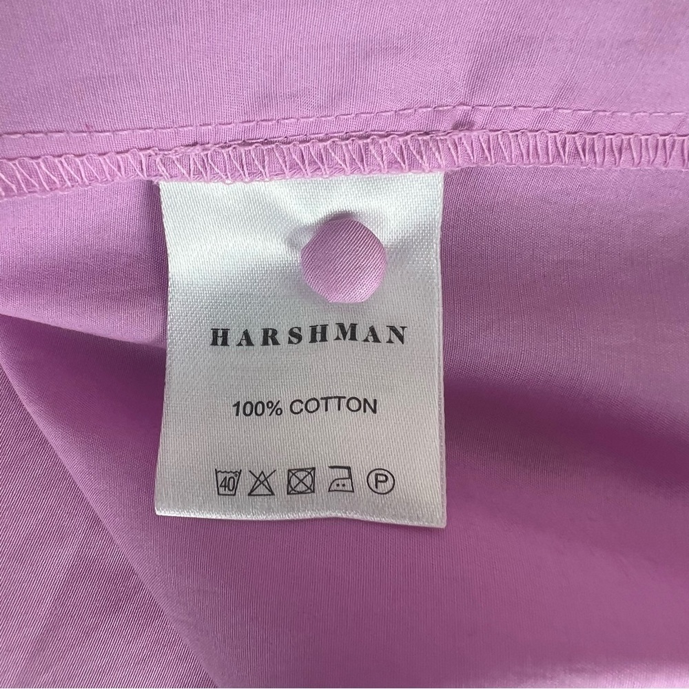 Harshman | Nagisa Ruffle Cuff Pin Tuck Popover Shirt Orchid | 2X - Picture 12 of 14